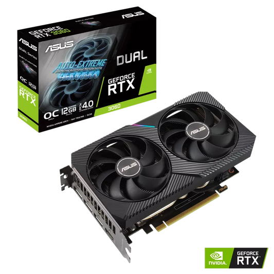 ASUS Dual GeForce RTX™ 3060 OC Edition 12GB GDDR6